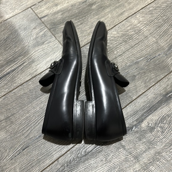 • Salvatore Ferragamo • Men’s Authentic Moccasin with Gancini ornament Black 8 - Picture 4 of 8